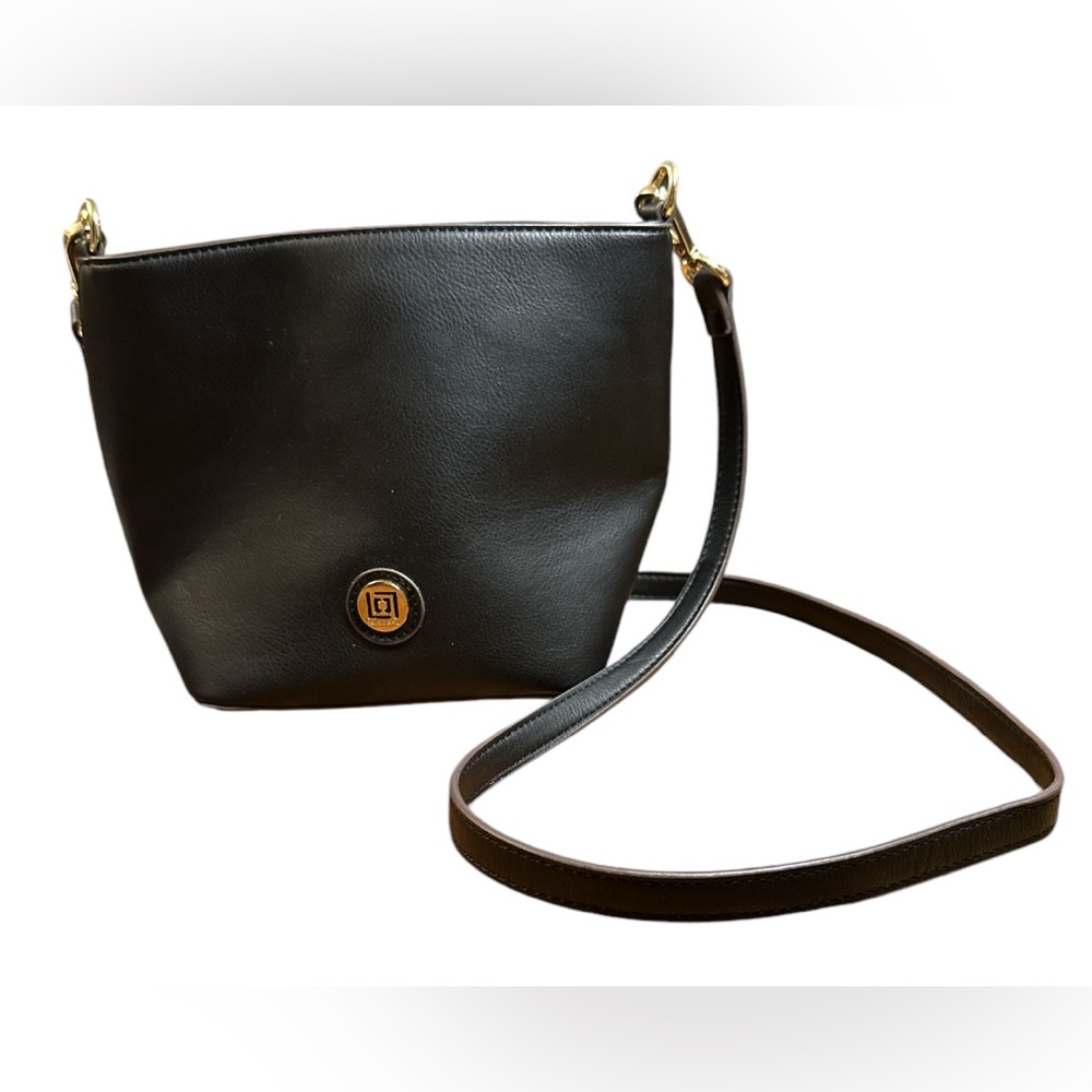 Vtg Liz Claiborne Black Crossbody
